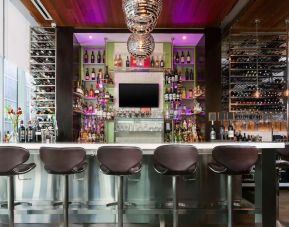 Hotel bar at Hilton Garden Inn New York/Times Square Central.