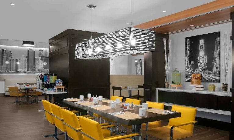 On-site restaurant at Hilton Garden Inn New York/Times Square Central.