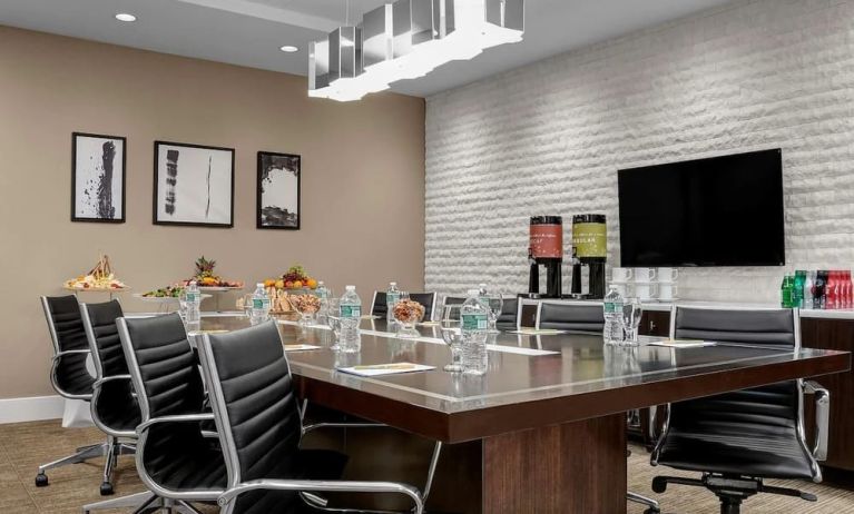 Professional meeting room at Hilton Garden Inn New York/Times Square Central.