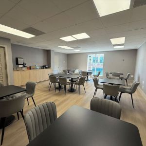Meeting space at The Harrison Hotel Downtown Hollywood.
