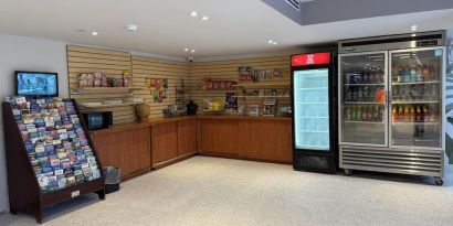 Snack bar at The Harrison Hotel Downtown Hollywood.