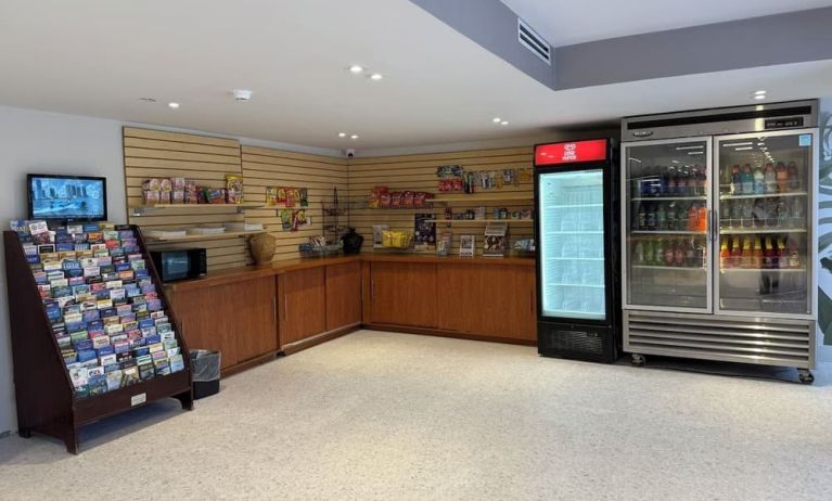 Snack bar at The Harrison Hotel Downtown Hollywood.
