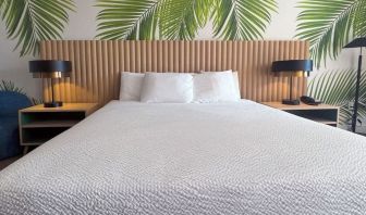 King room at The Harrison Hotel Downtown Hollywood.
