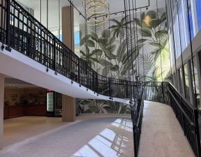 Stairway at The Harrison Hotel Downtown Hollywood.