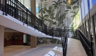 Stairway at The Harrison Hotel Downtown Hollywood.