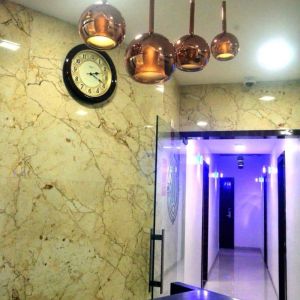Hotel reception at THE BEST HOTEL MUMBAI.