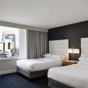 Day use twin room at Hotel Tampa Riverwalk.