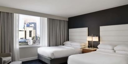 Day use twin room at Hotel Tampa Riverwalk.