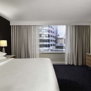 Day use king room at Hotel Tampa Riverwalk.