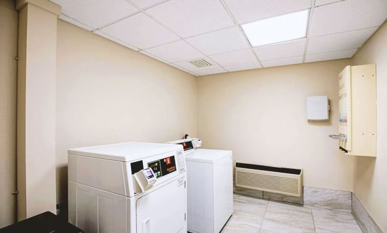 Laundry service available for guests at Hotel Inn Milwaukee.