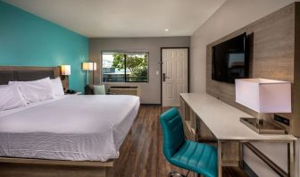 Day use room with work desk at Travelodge LAX By Wyndham.
