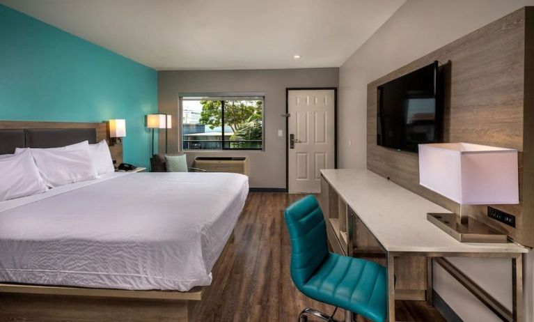 Day use room with work desk at Travelodge LAX By Wyndham.