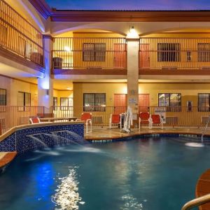Outdoor pool at Casa Rosa Inn.