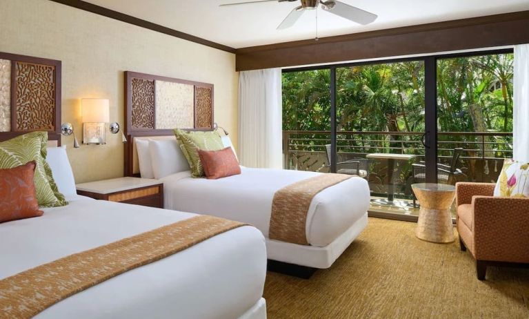 Day use twin room at Ko'a Kea Resort On Po`ipu Beach.