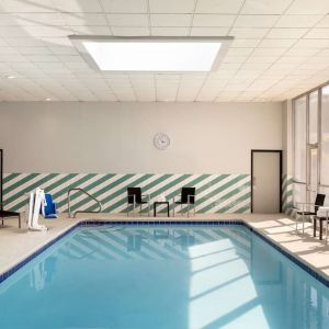 Indoor pool at DoubleTree By Hilton Fort Worth South.