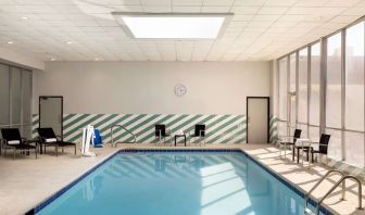 Indoor pool at DoubleTree By Hilton Fort Worth South.