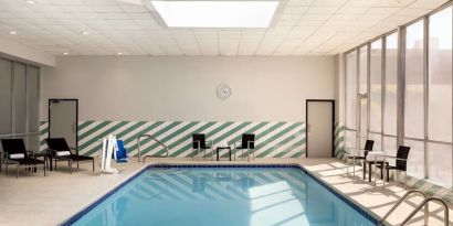 Indoor pool at DoubleTree By Hilton Fort Worth South.