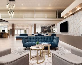 Lobby seating at DoubleTree By Hilton Fort Worth South.