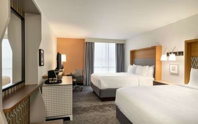 Queen beds at DoubleTree By Hilton Fort Worth South.