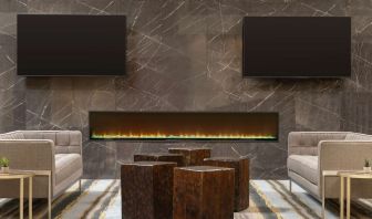 Lobby and lounge at DoubleTree By Hilton Fort Worth South.