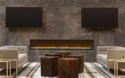 Lobby and lounge at DoubleTree By Hilton Fort Worth South.