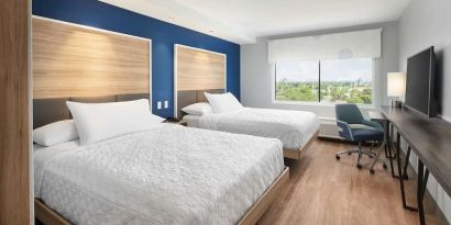 Queen beds available at Tru By Hilton Ft. Lauderdale Airport.
