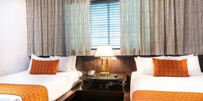 Day use twin room at Hotel Chelsea, A South Beach Group Hotel.