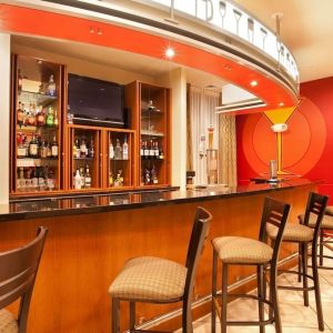 Bar on-site at Holiday Inn Aurora North- Naperville.