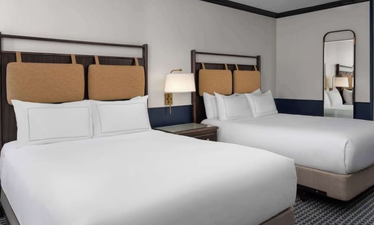 Day use twin room at Hilton Orrington/Evanston.