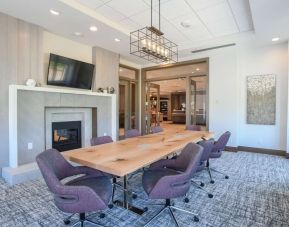 Professional meeting room at Hilton Garden Inn Cincinnati Midtown.