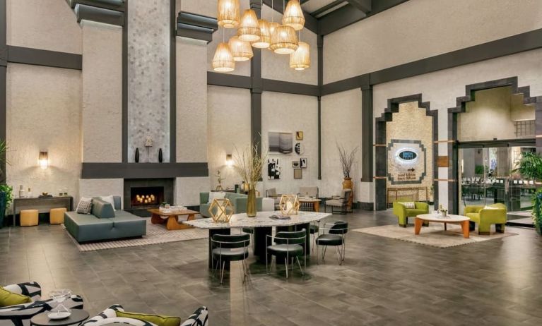 Hotel lobby at Hilton Scottsdale Resort & Villas.