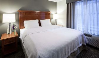 King bed at Homewood Suites By Hilton Agoura Hills.