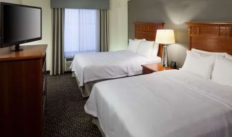 Day use twin room at Homewood Suites By Hilton Agoura Hills.