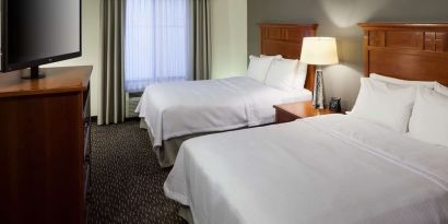 Day use twin room at Homewood Suites By Hilton Agoura Hills.