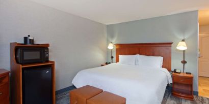 Day use room with private bathroom at Hampton Inn & Suites Clovis-Airport North.
