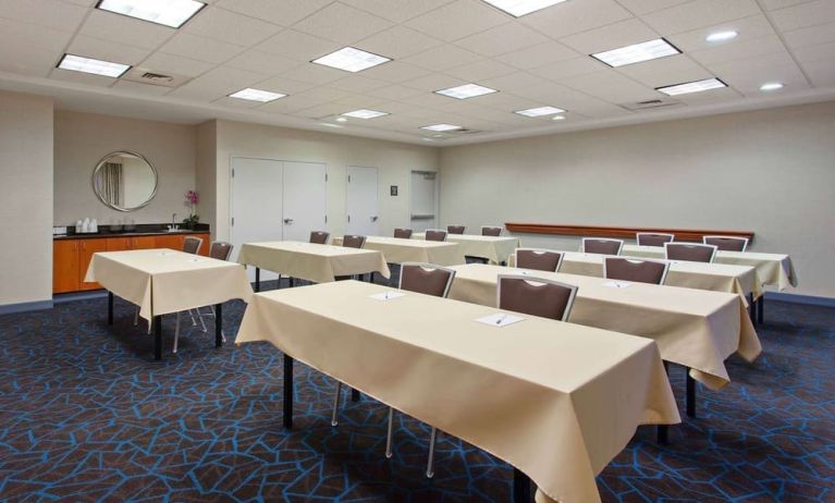 Professional meeting room at Hampton Inn & Suites Clovis-Airport North.