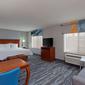 Day use king room at Hampton Inn & Suites Clovis-Airport North.