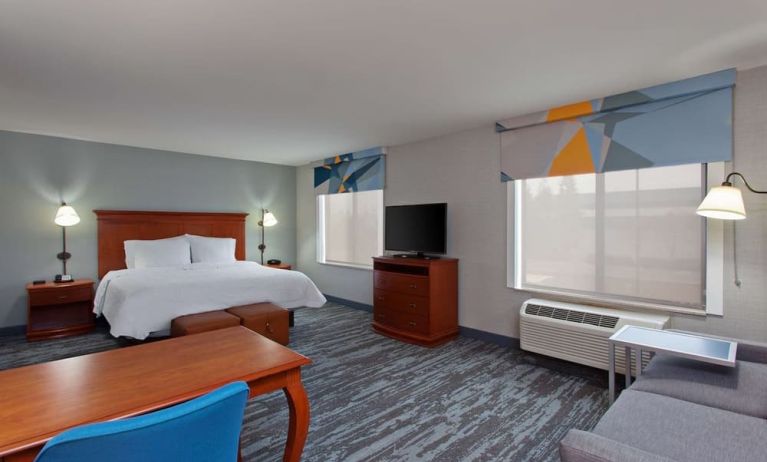 Day use king room at Hampton Inn & Suites Clovis-Airport North.