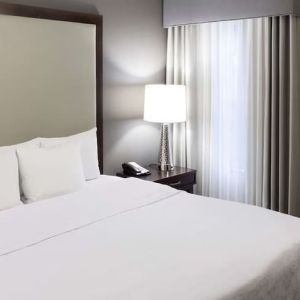 Day use room with king bed at Homewood Suites By Hilton San Jose Airport-Silicon Valley.