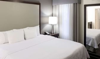 Day use room with king bed at Homewood Suites By Hilton San Jose Airport-Silicon Valley.