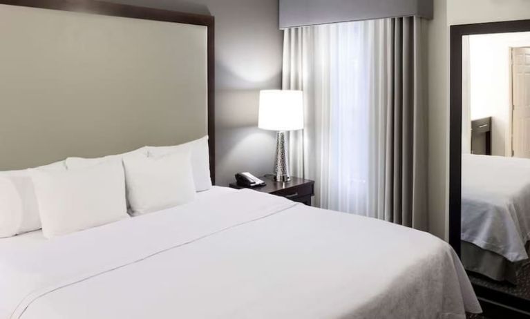 Day use room with king bed at Homewood Suites By Hilton San Jose Airport-Silicon Valley.