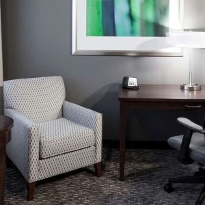 Day use room's workspace at Homewood Suites By Hilton San Jose Airport-Silicon Valley.