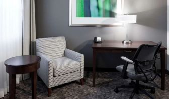 Day use room's workspace at Homewood Suites By Hilton San Jose Airport-Silicon Valley.