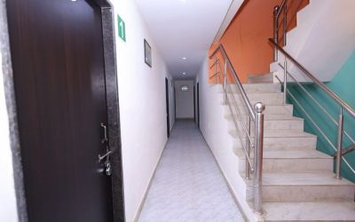 Hallway at Hotel NoVo Agra.