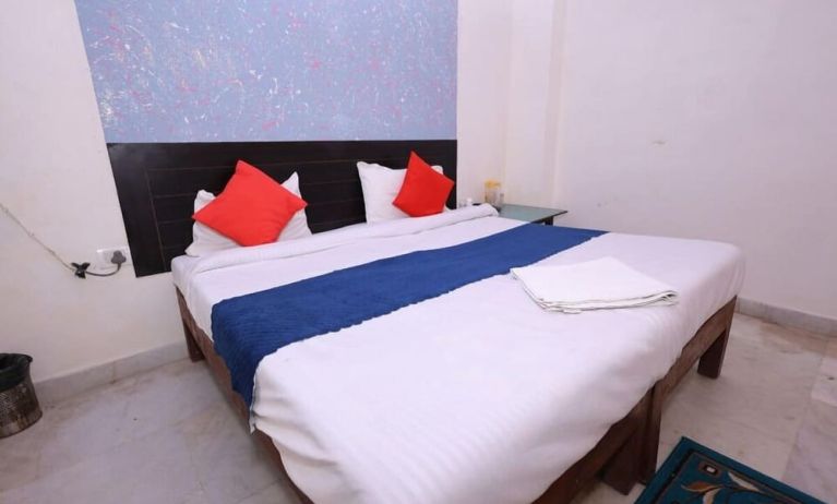 King room at Hotel NoVo Agra.