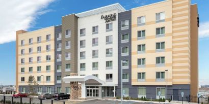 Parking available at Fairfield Inn & Suites By Marriott North Bergen.