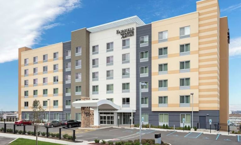 Parking available at Fairfield Inn & Suites By Marriott North Bergen.