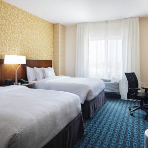 Queen beds available at Fairfield Inn & Suites By Marriott North Bergen.