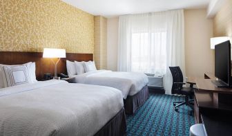 Queen beds available at Fairfield Inn & Suites By Marriott North Bergen.