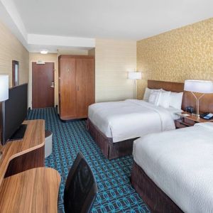 Queen beds available at Fairfield Inn & Suites By Marriott North Bergen.